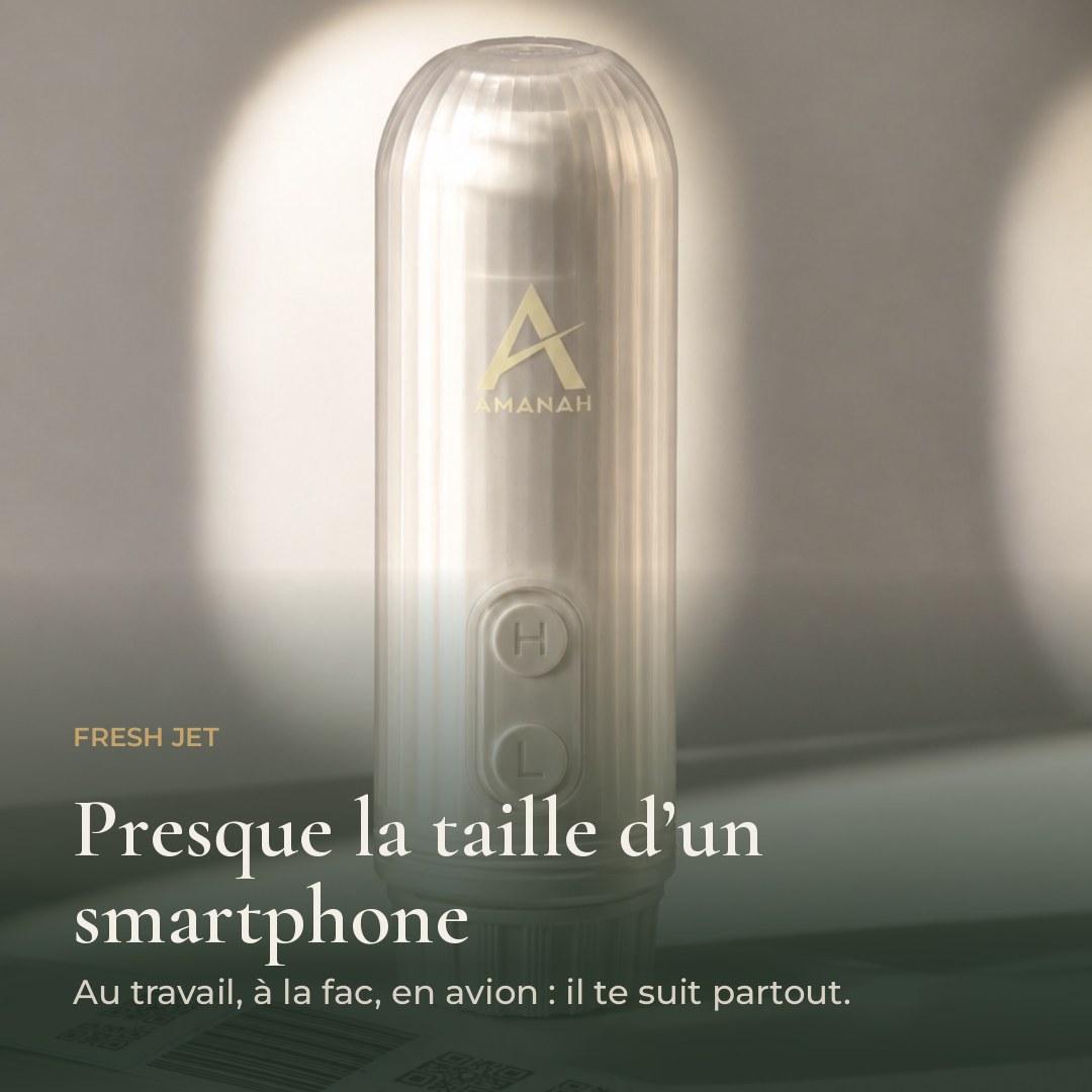 Fresh Jet, bidet de voyage compact presque de la taille d'un smartphone